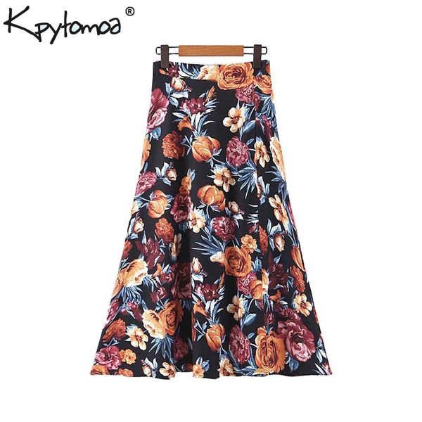 vintage elegant floral print midi skirt women 2019 fashion a line elastic waist side slit ladies skirts casual faldas mujer, Black
vintage elegant floral print midi skirt women 2019 fashion a line elastic waist side slit ladies skirts casual faldas mujer, Black
