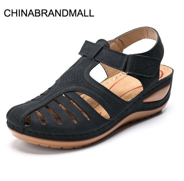 woman 2020 summer leather vintage sandals buckle casual sewing women sandalias female ladies platform shoes 36-46, Black
woman 2020 summer leather vintage sandals buckle casual sewing women sandalias female ladies platform shoes 36-46, Black