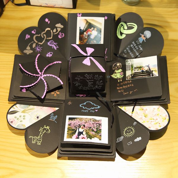 поделки удивить любим взрыва коробка подарка взрыва на юбилей записки diy фото подарок на день рождения