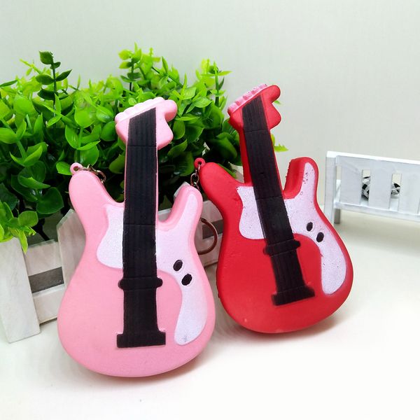 2018 slow rising squishy toy guitar shape relieves stress toys with keychain for children adults anxiety attention home decor
2018 slow rising squishy toy guitar shape relieves stress toys with keychain for children adults anxiety attention home decor