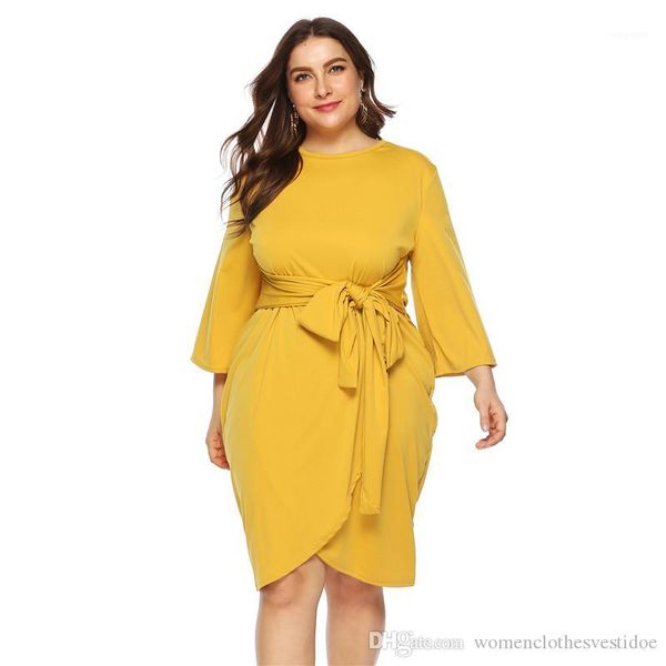 fashion slim 3/4 sleeves dress female casual plus size dress womens solid color sashes dresses autumn, White;black
fashion slim 3/4 sleeves dress female casual plus size dress womens solid color sashes dresses autumn, White;black