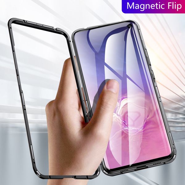 for samsung s10 plus s10e s10 magnetic metal adsorption frame phone case anti-scratch back glass case cover
for samsung s10 plus s10e s10 magnetic metal adsorption frame phone case anti-scratch back glass case cover