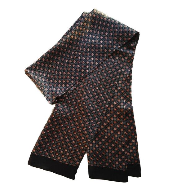 men's 100% real mulberry silk neckerchief cravat double layer scarf floral print black, Blue;gray
men's 100% real mulberry silk neckerchief cravat double layer scarf floral print black, Blue;gray
