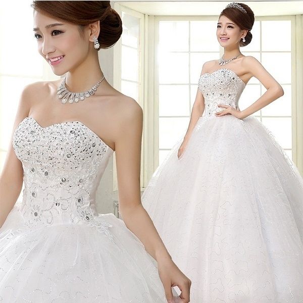 2019 new wedding dress korean dresses lace designer wedding dress princess puff skirt wedding dresses plus size - xxxl, White
2019 new wedding dress korean dresses lace designer wedding dress princess puff skirt wedding dresses plus size - xxxl, White
