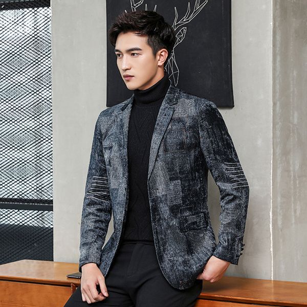 gzdeerax blue pleuche men blazer luxury single breasted velvet casual prom blazers men fashion slim fit party male blazer, White;black
gzdeerax blue pleuche men blazer luxury single breasted velvet casual prom blazers men fashion slim fit party male blazer, White;black