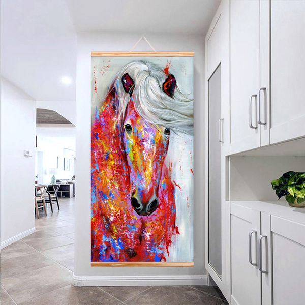 wangart frame painting horse painting animal original oil on canvas wall art wooden scroll wall picture for living room
wangart frame painting horse painting animal original oil on canvas wall art wooden scroll wall picture for living room