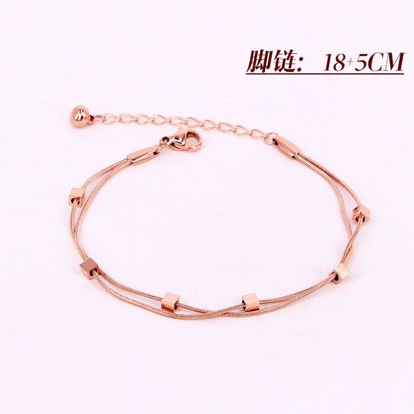 fashion square two layer snake chains 18cm+5cm adjustable anklets women female stainless steel gold/silver/rose gold anklets, Red;blue
fashion square two layer snake chains 18cm+5cm adjustable anklets women female stainless steel gold/silver/rose gold anklets, Red;blue
