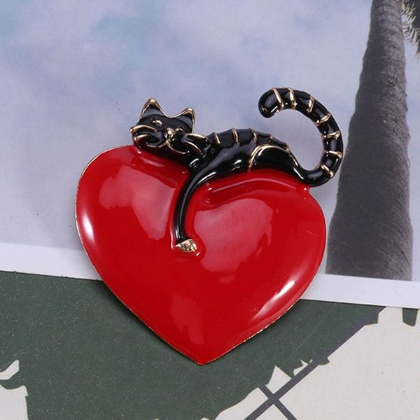 pins, brooches fashion enamel heart and cat brooch cute kitty pin vivid animal kids jewelry carton design 2 colors avaible, Gray
pins, brooches fashion enamel heart and cat brooch cute kitty pin vivid animal kids jewelry carton design 2 colors avaible, Gray