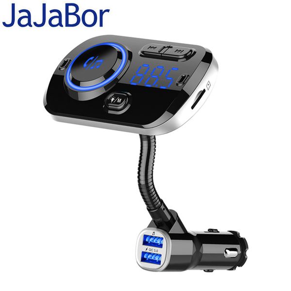 jajabor fm transmitter wireless a2dp mp3 audio music player bluetooth 5.0 car kit handsdual usb 3.1a qc3.0 quick charge
jajabor fm transmitter wireless a2dp mp3 audio music player bluetooth 5.0 car kit handsdual usb 3.1a qc3.0 quick charge
