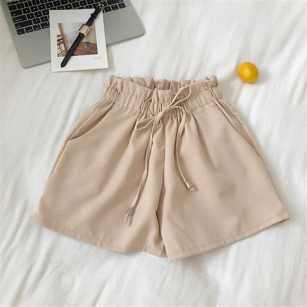 women's shorts summer 2019 bow polyester pocket high waist into the knee solid casual summer sports pants bow feminino h4, White;black
women's shorts summer 2019 bow polyester pocket high waist into the knee solid casual summer sports pants bow feminino h4, White;black