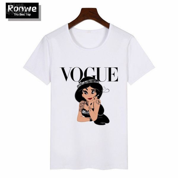 women princess vogue harajuku black t shirt letter female summer short sleeve t shirt girl vogue tee, White
women princess vogue harajuku black t shirt letter female summer short sleeve t shirt girl vogue tee, White