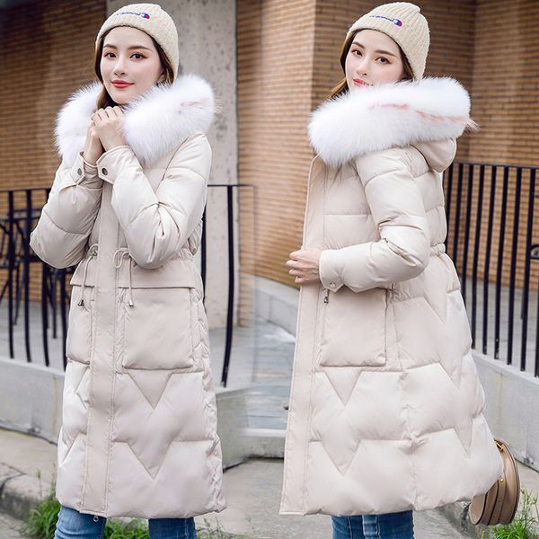 women's down cotton pad 2019 winter new coat korean version of the loose padded coat in the long section of cotton jacket, Black
women's down cotton pad 2019 winter new coat korean version of the loose padded coat in the long section of cotton jacket, Black