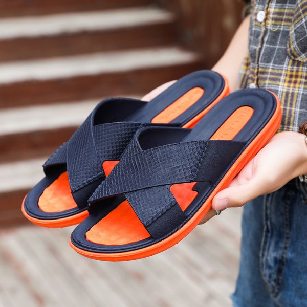summer slipper men's fashionable outer wear korean-style soft bottom sandals indoors and outdoors beach slippers casual anti-sli, Black
summer slipper men's fashionable outer wear korean-style soft bottom sandals indoors and outdoors beach slippers casual anti-sli, Black