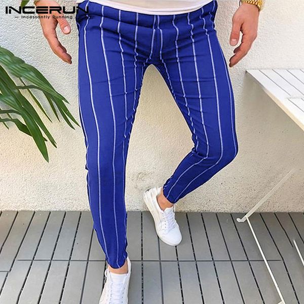 incerun men casual pants joggers striped elastic waist 2019 workout new fashion trousers men fitness streetwear sweatpants s-3xl, Black
incerun men casual pants joggers striped elastic waist 2019 workout new fashion trousers men fitness streetwear sweatpants s-3xl, Black