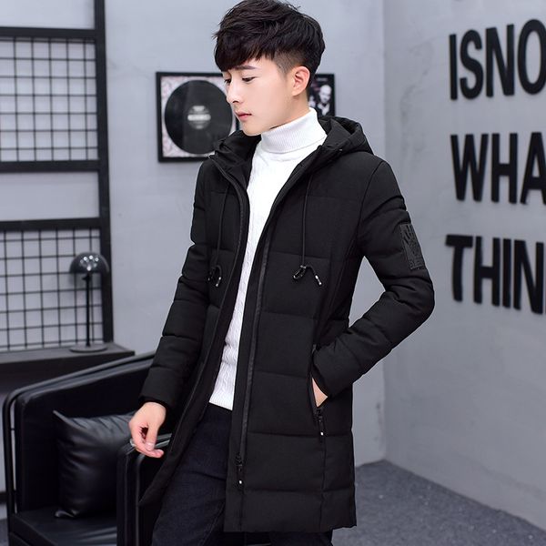 2018 winter new style hooded large size men's cotton-quilted coat korean-style fashion slim fit solid color casual long sleeve c, Blue;black
2018 winter new style hooded large size men's cotton-quilted coat korean-style fashion slim fit solid color casual long sleeve c, Blue;black