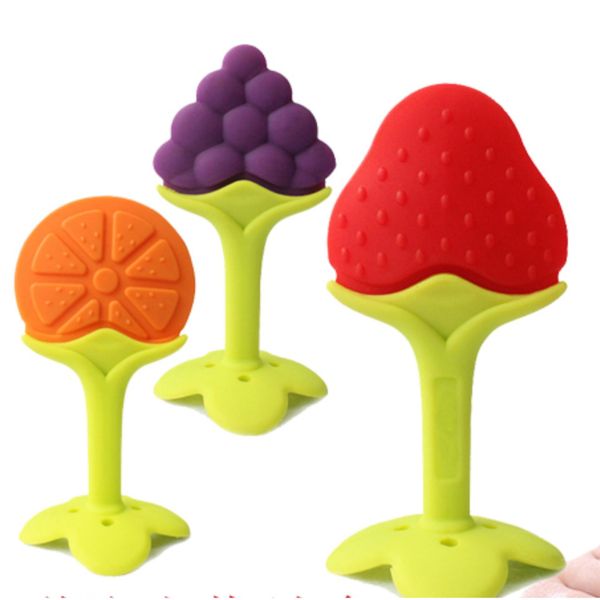 Three-dimensional fruit tooth glue Baby tooth glue storage box Food grade silicone teether bite music molar stick Wholesale
Three-dimensional fruit tooth glue Baby tooth glue storage box Food grade silicone teether bite music molar stick Wholesale