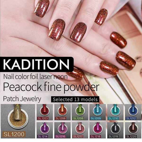 kadition manicure holographic powder on the nails laser silver glitter chrome nail powder soaking glitter gel varnish pigment, Silver;gold
kadition manicure holographic powder on the nails laser silver glitter chrome nail powder soaking glitter gel varnish pigment, Silver;gold