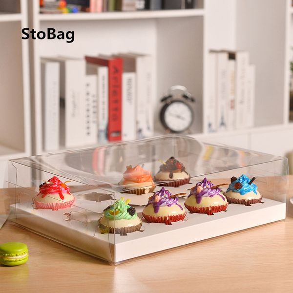 gift wrap stobag 10pcs cupcake box diy handmade cake decoration transparent with paper bottom baby show wedding package supplies
gift wrap stobag 10pcs cupcake box diy handmade cake decoration transparent with paper bottom baby show wedding package supplies