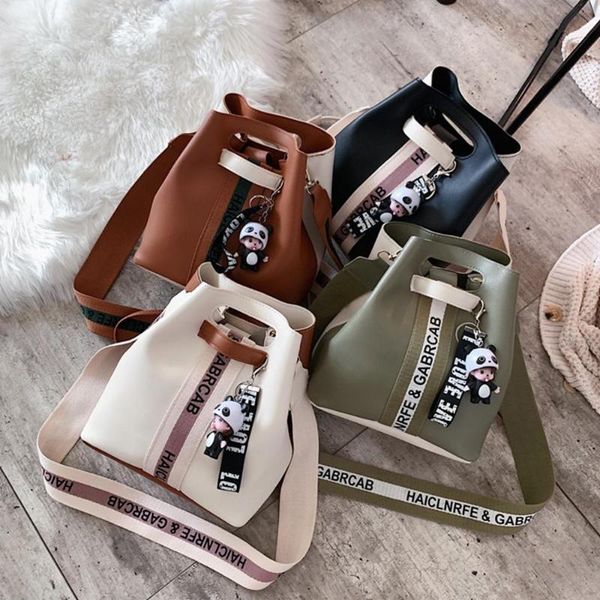 pinshang woman bucket shoulder bag handbag high capacity contrast color pu leather cross-body satchel
pinshang woman bucket shoulder bag handbag high capacity contrast color pu leather cross-body satchel