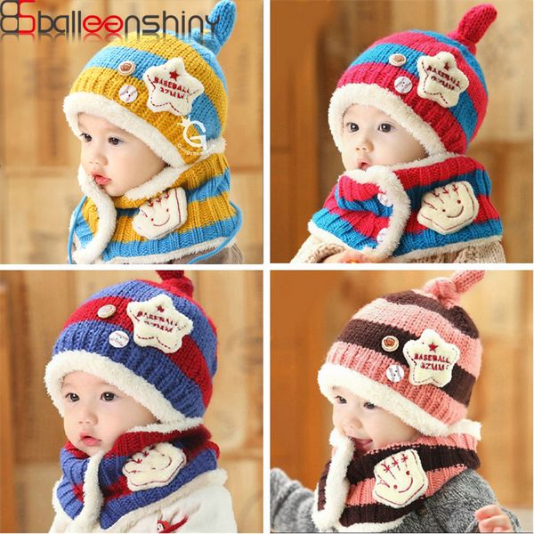 balleenshiny baby winter knitted hat&scarf set cute cartoon star warm hat thicken fluffy scarves beanies for child accessories, Yellow
balleenshiny baby winter knitted hat&scarf set cute cartoon star warm hat thicken fluffy scarves beanies for child accessories, Yellow