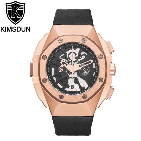 men's watch hollow multifunction watches quartz watch luxury watches kimsdun brand silicone strap trend clock wristwatch wristwa, Slivery;brown
men's watch hollow multifunction watches quartz watch luxury watches kimsdun brand silicone strap trend clock wristwatch wristwa, Slivery;brown
