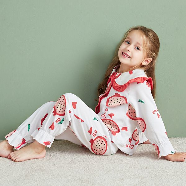 Children's Spring Autumn Girls' Pajamas Cotton Long Sleeve Loose Girls' Middle Big Children's Homewear Pajamas Kids
Children's Spring Autumn Girls' Pajamas Cotton Long Sleeve Loose Girls' Middle Big Children's Homewear Pajamas Kids