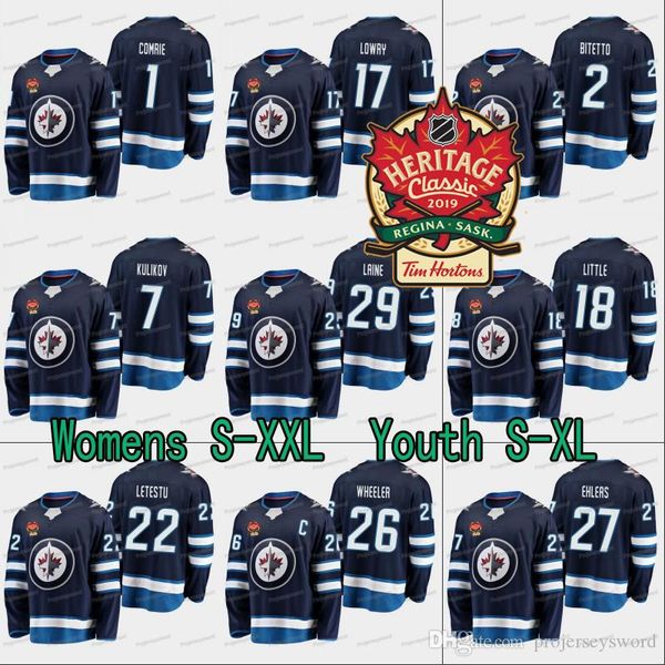 Lady and Youth Winnipeg Jets Patrik Laine 2019 Heritage Classic Jersey Blake Wheeler Nikolaj Ehlers Eric Comrie Anthony Bitetto Sami Niku
Lady and Youth Winnipeg Jets Patrik Laine 2019 Heritage Classic Jersey Blake Wheeler Nikolaj Ehlers Eric Comrie Anthony Bitetto Sami Niku