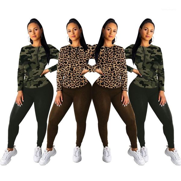 color slim pants famale two piece set womens leopard print casual tracksuit fashion long sleeve tshirt solid, Gray
color slim pants famale two piece set womens leopard print casual tracksuit fashion long sleeve tshirt solid, Gray