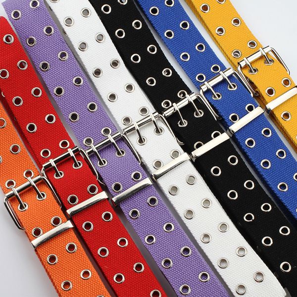 canvas belt d ring double buckle neutral street beat double row hole canvas belt lengthen hollow jeans hanging chain, Black;brown
canvas belt d ring double buckle neutral street beat double row hole canvas belt lengthen hollow jeans hanging chain, Black;brown