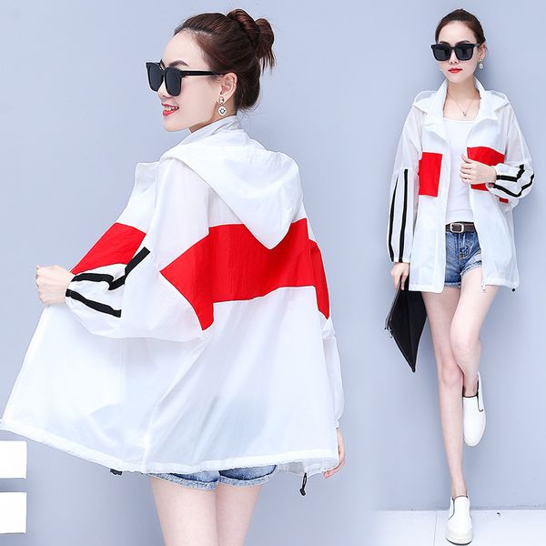 sun-proof clothing female long 2020 spring summer new loose hooded uv thin beach sun-protective clothing trench coat, Tan;black
sun-proof clothing female long 2020 spring summer new loose hooded uv thin beach sun-protective clothing trench coat, Tan;black