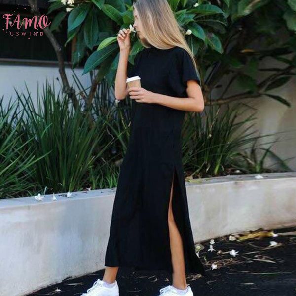 women straight solid long dress short sleeve o neck beach lady boho dress ladies vestidos sukienka damska robe longue new, Black;gray
women straight solid long dress short sleeve o neck beach lady boho dress ladies vestidos sukienka damska robe longue new, Black;gray