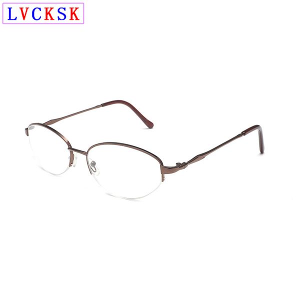 women metal semi rimless oval reading glasses magnifier female high definition resin lens presbyopia spectacles +1.0~+4.0 n5, White;black
women metal semi rimless oval reading glasses magnifier female high definition resin lens presbyopia spectacles +1.0~+4.0 n5, White;black