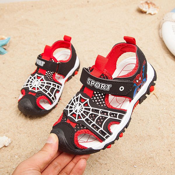 beach shoes new style spider cute man baotou small and medium-sized children's sandals boys' casual shoes in summer 2020, Black;red
beach shoes new style spider cute man baotou small and medium-sized children's sandals boys' casual shoes in summer 2020, Black;red