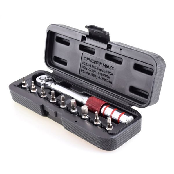 1/4 inch dr 2-15nm mini adjustable road carbon hand bicycle bike tool kit with pro preset torque wrench hex bit set
1/4 inch dr 2-15nm mini adjustable road carbon hand bicycle bike tool kit with pro preset torque wrench hex bit set