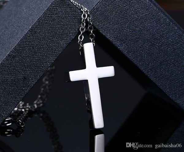 classic blank cross necklaces prayer christ men jewelry stainless steel men women chain, Silver
classic blank cross necklaces prayer christ men jewelry stainless steel men women chain, Silver