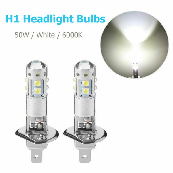 2x h1 led xenon light bulb high power white fog light daytime lights bulbs 6000k 12v 50w
2x h1 led xenon light bulb high power white fog light daytime lights bulbs 6000k 12v 50w