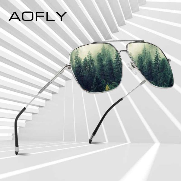 aofly brand design square men's sunglasses polarized metal frame fashion driving fishing sunglasses male uv400, White;black
aofly brand design square men's sunglasses polarized metal frame fashion driving fishing sunglasses male uv400, White;black
