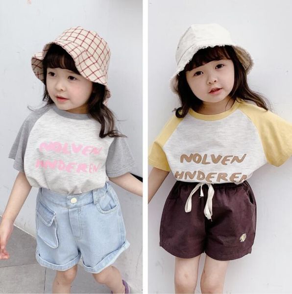 2020 new girls boys patchwork t-shirt summer short sleeve cotton fashion kids 1-6 hv17, Blue
2020 new girls boys patchwork t-shirt summer short sleeve cotton fashion kids 1-6 hv17, Blue