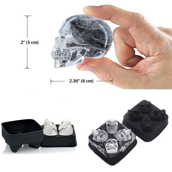 3d skull flexible silicone ice cube mold tray makes four giant skulls round ice cube maker black tc190412 50pcs
3d skull flexible silicone ice cube mold tray makes four giant skulls round ice cube maker black tc190412 50pcs