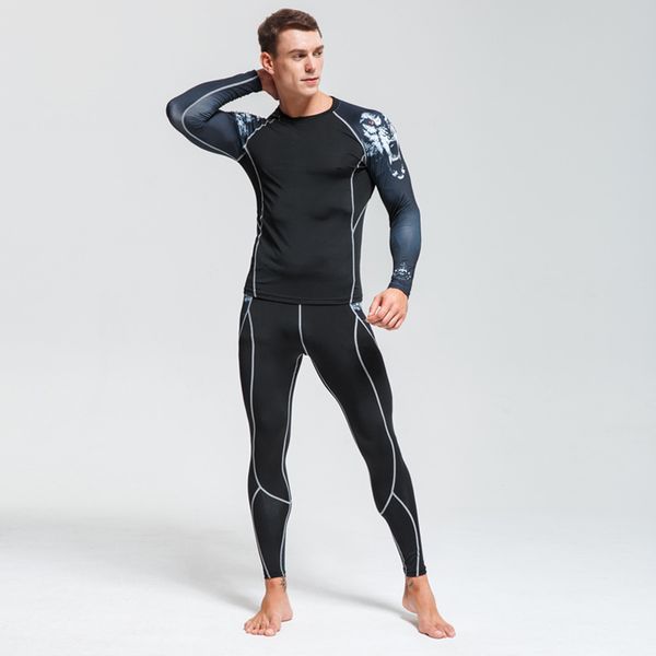 sports suit for men large size 2 piece tracksuit rashgard male kit compression clothing men's t-shirts thermal underwear, Black;blue
sports suit for men large size 2 piece tracksuit rashgard male kit compression clothing men's t-shirts thermal underwear, Black;blue