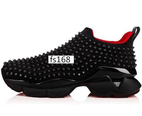 2020 original box krystal spike sock donna flat sneakers designer luxury mens red bottoms shoes 2, Black
2020 original box krystal spike sock donna flat sneakers designer luxury mens red bottoms shoes 2, Black