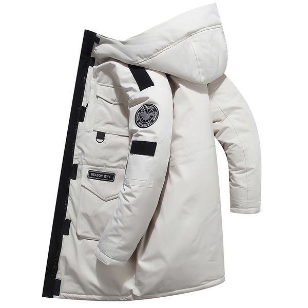 winter long down jackets men brand clothing fashion warm down parkas male double sides reversible wear puffer jacket, Black
winter long down jackets men brand clothing fashion warm down parkas male double sides reversible wear puffer jacket, Black