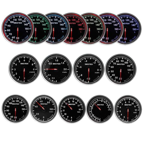60mm led racing car gauges auto refited ext temp air/fuel volts oil press oil temp water vacuum turbo tachometer gauges
60mm led racing car gauges auto refited ext temp air/fuel volts oil press oil temp water vacuum turbo tachometer gauges