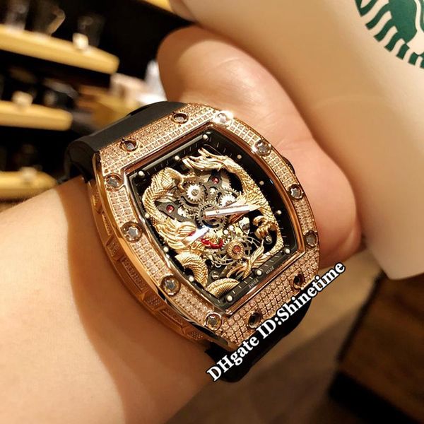 rm57-01 dragon and phoenix pattern skeleton dial japan miyota automatic rm 57-01 mens watch rose gold diamond case rubber strap watches, Slivery;brown
rm57-01 dragon and phoenix pattern skeleton dial japan miyota automatic rm 57-01 mens watch rose gold diamond case rubber strap watches, Slivery;brown