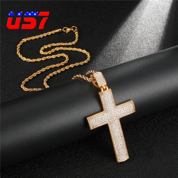 us7 hip hop cross pendant iced out rhinestone crucifix pendants & necklaces 316l stainless steel necklace for men jewelry, Silver
us7 hip hop cross pendant iced out rhinestone crucifix pendants & necklaces 316l stainless steel necklace for men jewelry, Silver