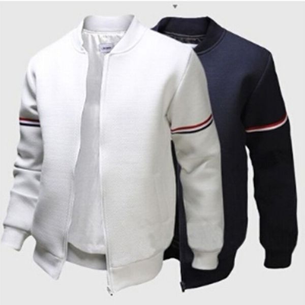 3xl fashion sportwear men baseball jacket decorative ribbon white casual coat men bomber jacket mens and coat, Black;brown
3xl fashion sportwear men baseball jacket decorative ribbon white casual coat men bomber jacket mens and coat, Black;brown