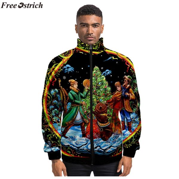 ostrich ugly christmas man xmas jacket casual 3d print santa sportswear long sleeve coat new windproof jacket, Black;brown
ostrich ugly christmas man xmas jacket casual 3d print santa sportswear long sleeve coat new windproof jacket, Black;brown