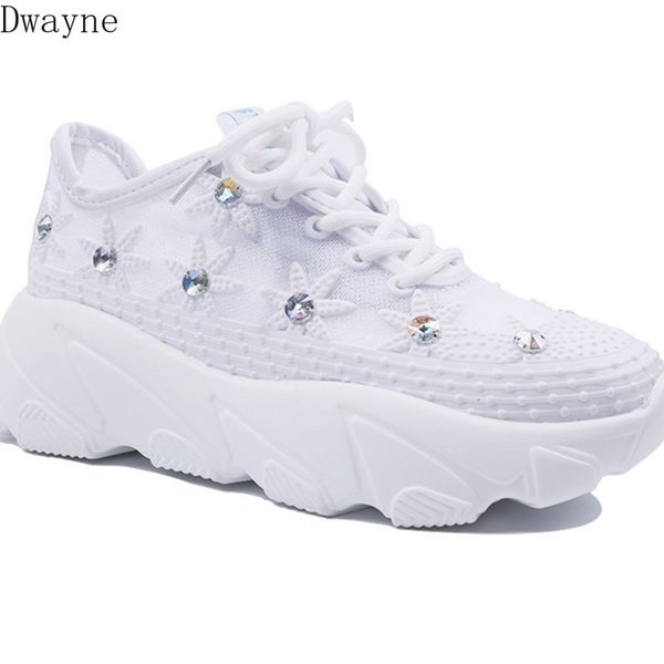 2020 summer new mesh rhinestone thick-soled muffin hollowed out with old shoes, Black
2020 summer new mesh rhinestone thick-soled muffin hollowed out with old shoes, Black