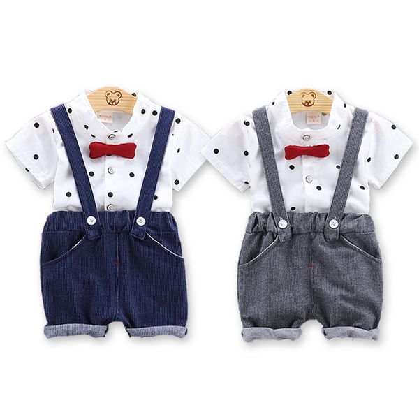 2 color fashion gentleman boys clothing sets cute bow short sleeve shirt+shorts kids clothes suit casual cotton baby boy clothes, White
2 color fashion gentleman boys clothing sets cute bow short sleeve shirt+shorts kids clothes suit casual cotton baby boy clothes, White