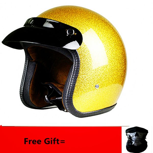 new arrival helmets open face 3/4 helmet personalized mens womens vintage retro motorcycle cascos de motociclistas helmets gold
new arrival helmets open face 3/4 helmet personalized mens womens vintage retro motorcycle cascos de motociclistas helmets gold